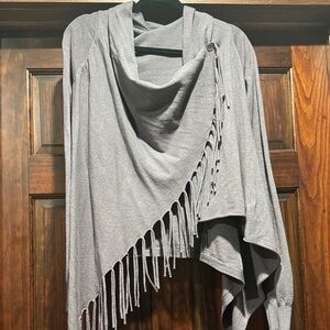 Purple Fringe Women's Sweater